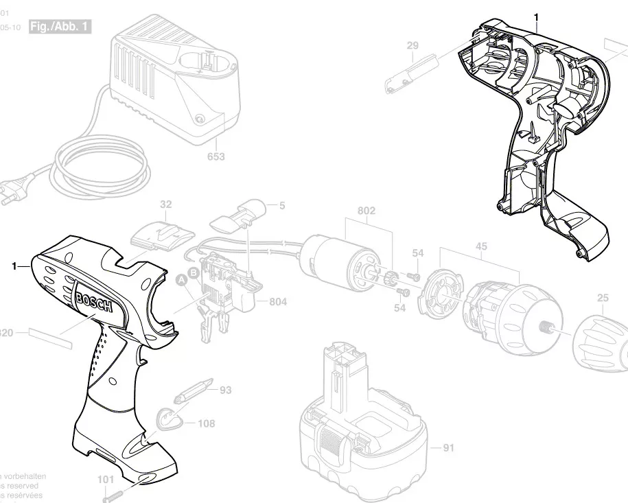 Coquille pour PSR 14,4 V Bosch